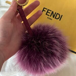 Fendi Mink Fur Keychain